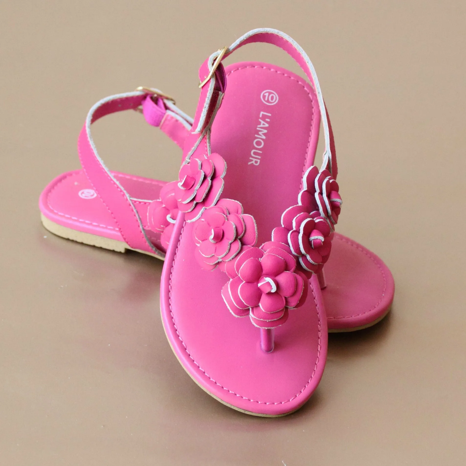 FINAL SALE - L'Amour Girls Sakura Blossom Sandal