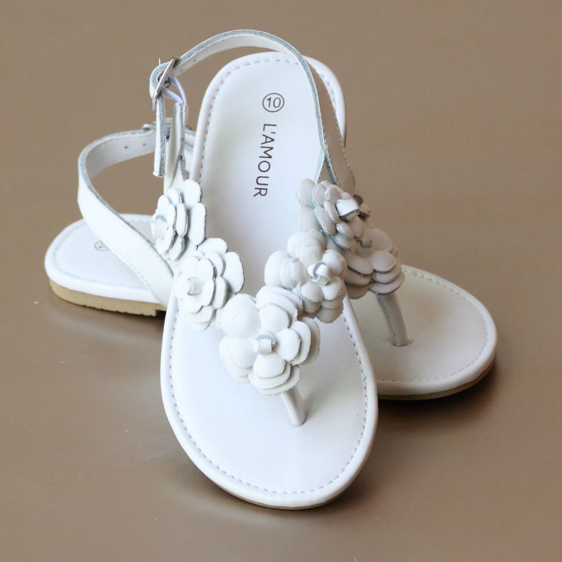 FINAL SALE - L'Amour Girls Sakura Blossom Sandal