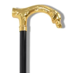 Gilt Finish Animal Head Walking Sticks