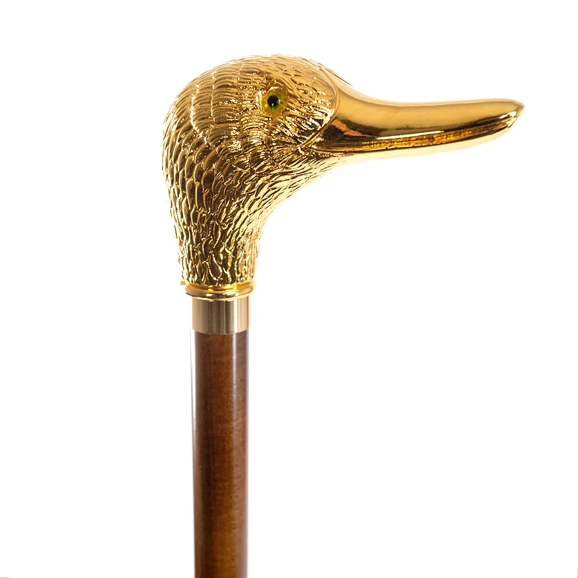 Gilt Finish Animal Head Walking Sticks