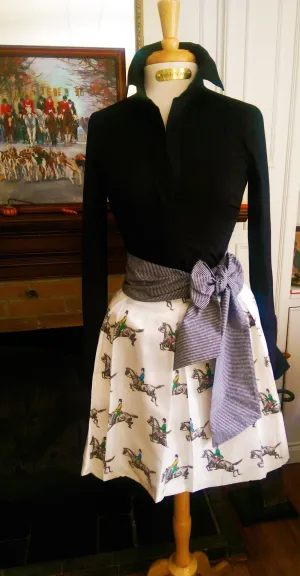 GONE RIDING SKIRT IN CHAMPAGNE