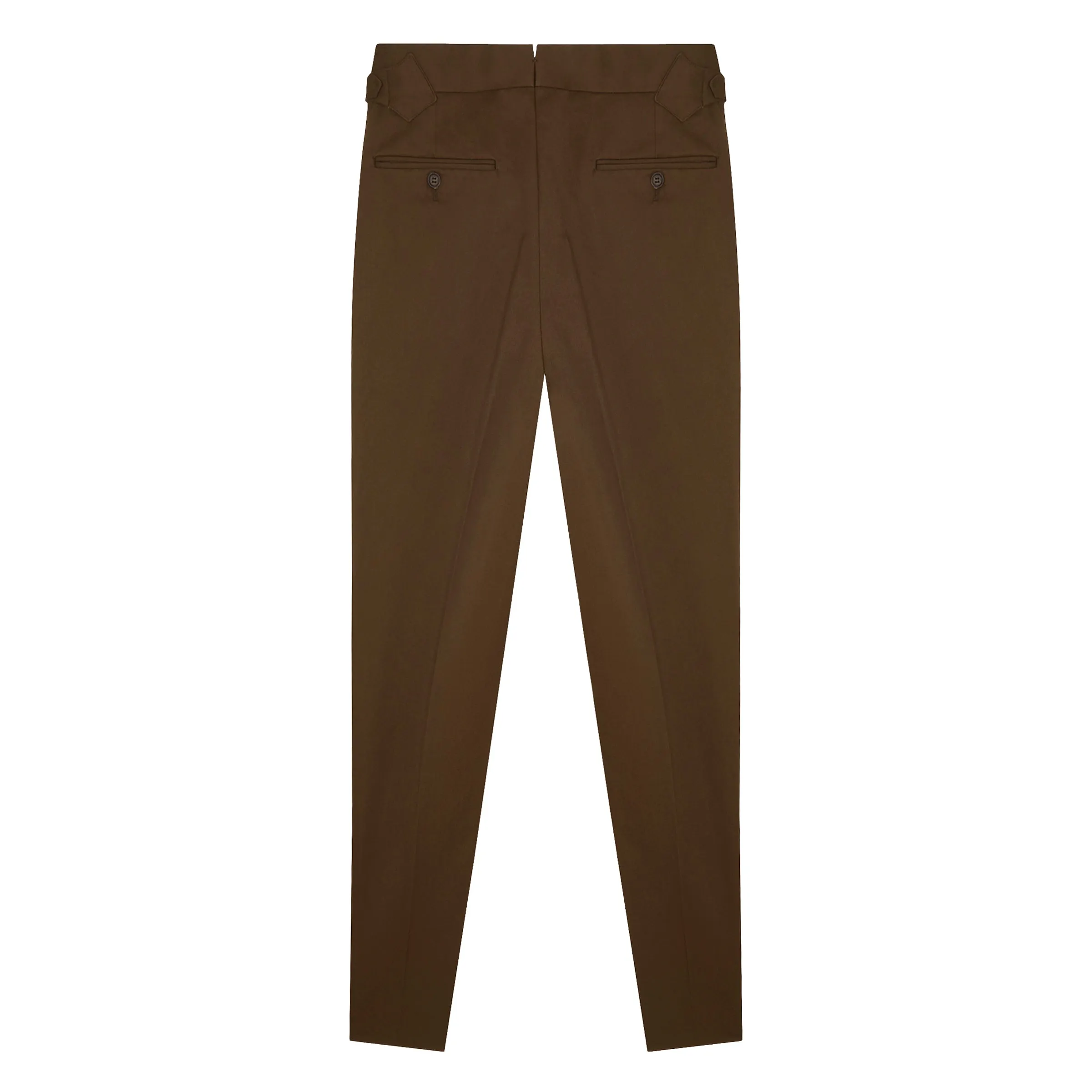 Grant Brown Cotton Trousers