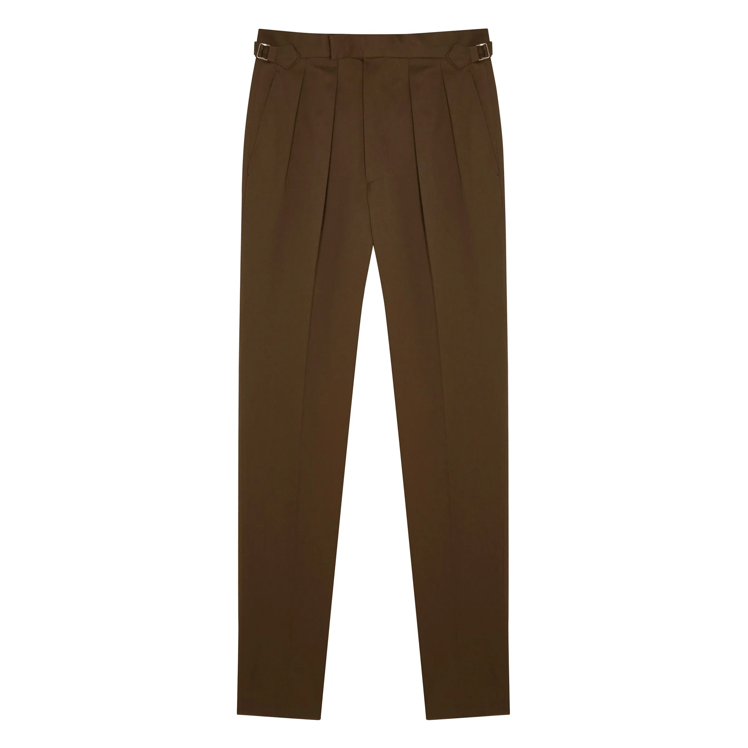 Grant Brown Cotton Trousers