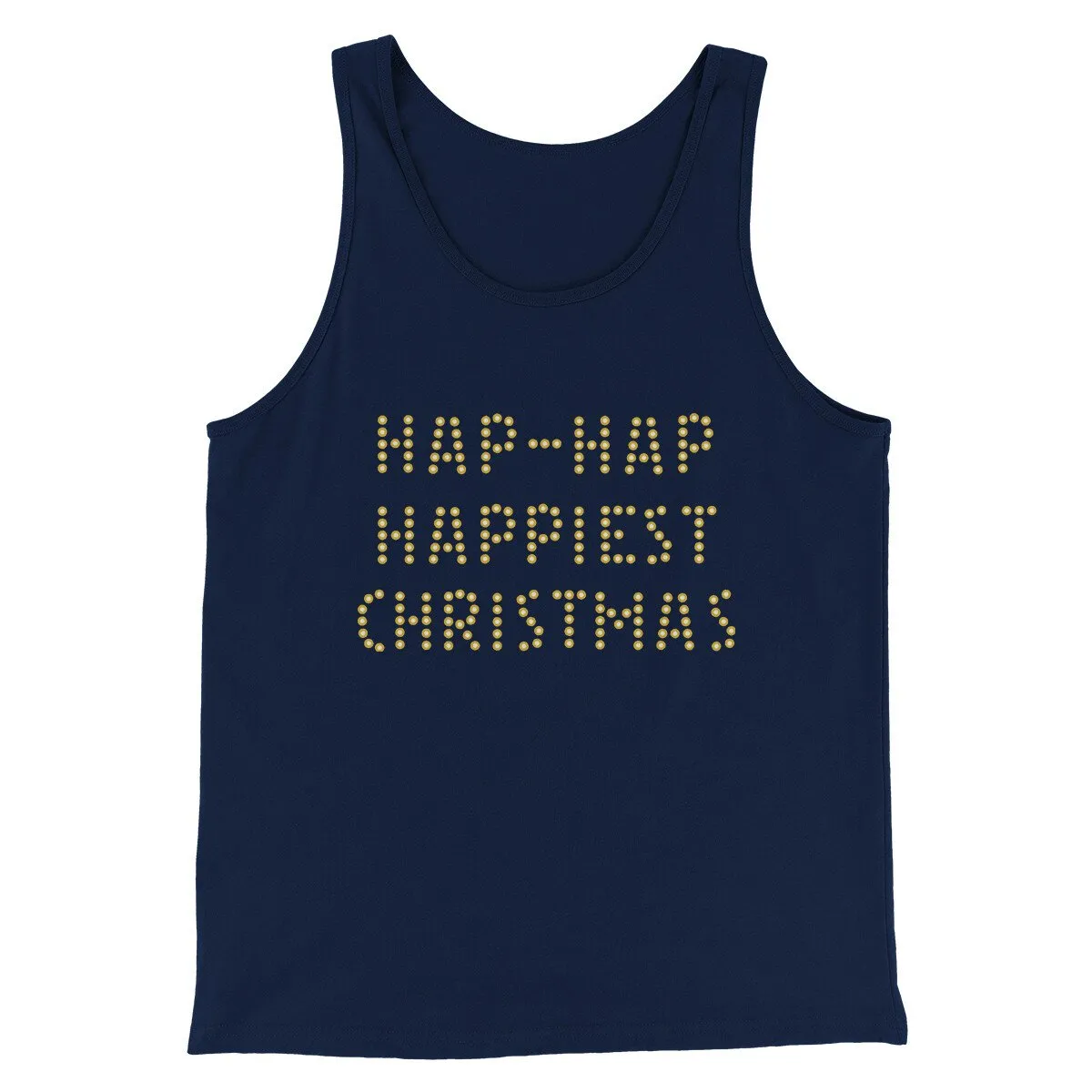 Hap-Hap Happiest Christmas Funny Movie Men/Unisex Tank Top