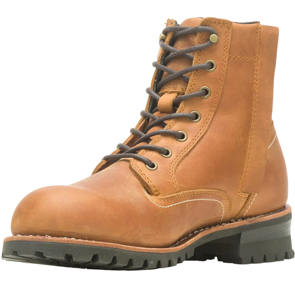 Harley-Davidson® Men's Brown Bentler 6-Inch Motorcycle Boots-Tan