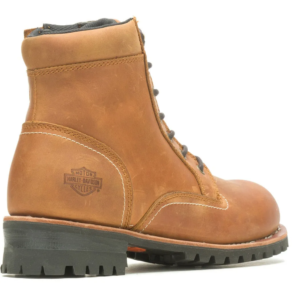 Harley-Davidson® Men's Brown Bentler 6-Inch Motorcycle Boots-Tan
