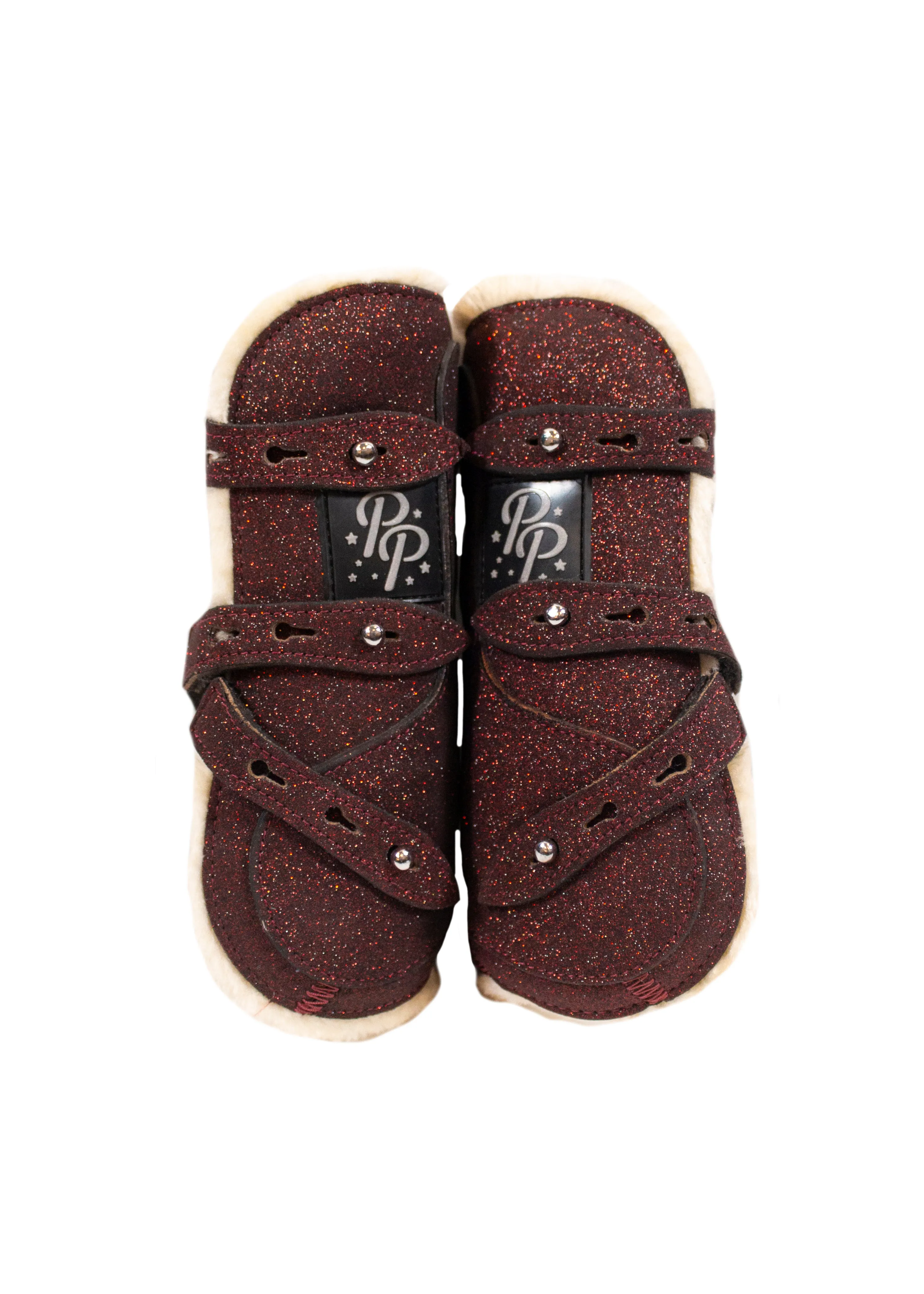 Holo/Glitter Open Front Boots - Fronts Only