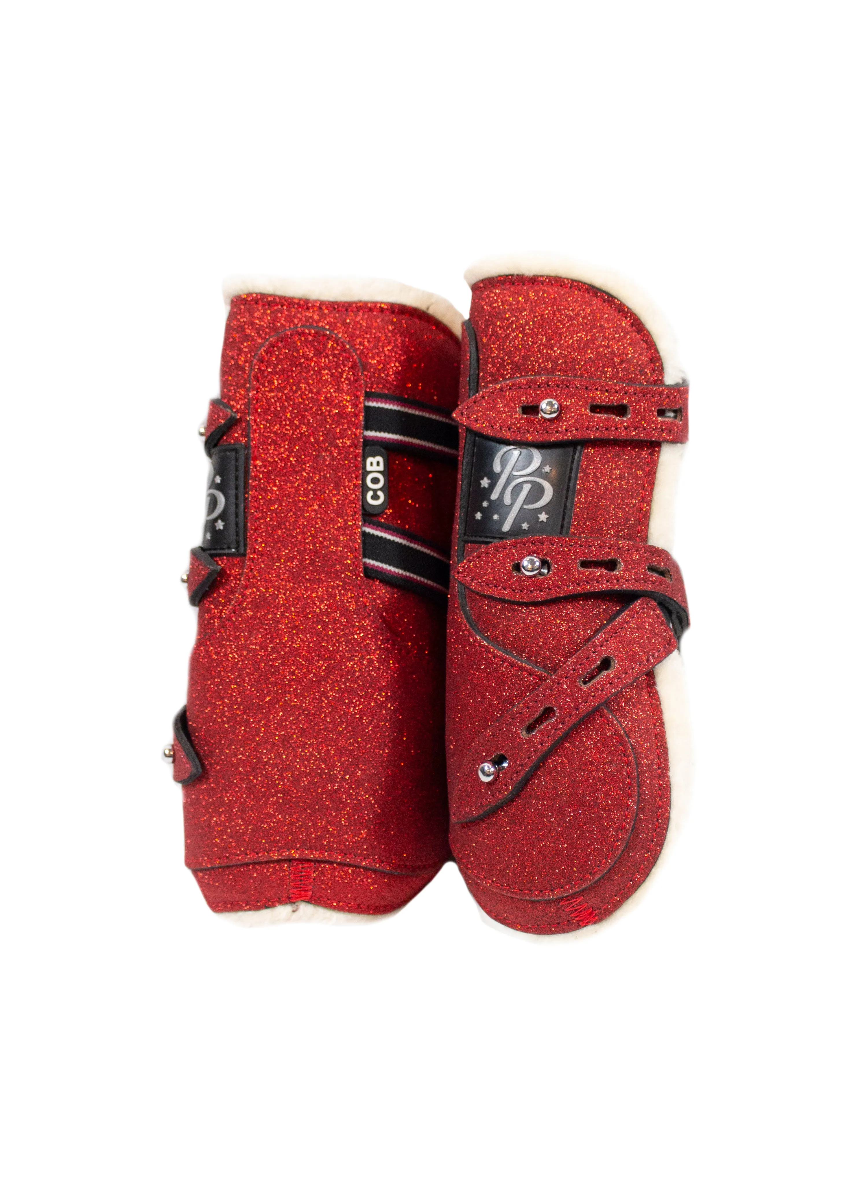 Holo/Glitter Open Front Boots - Fronts Only