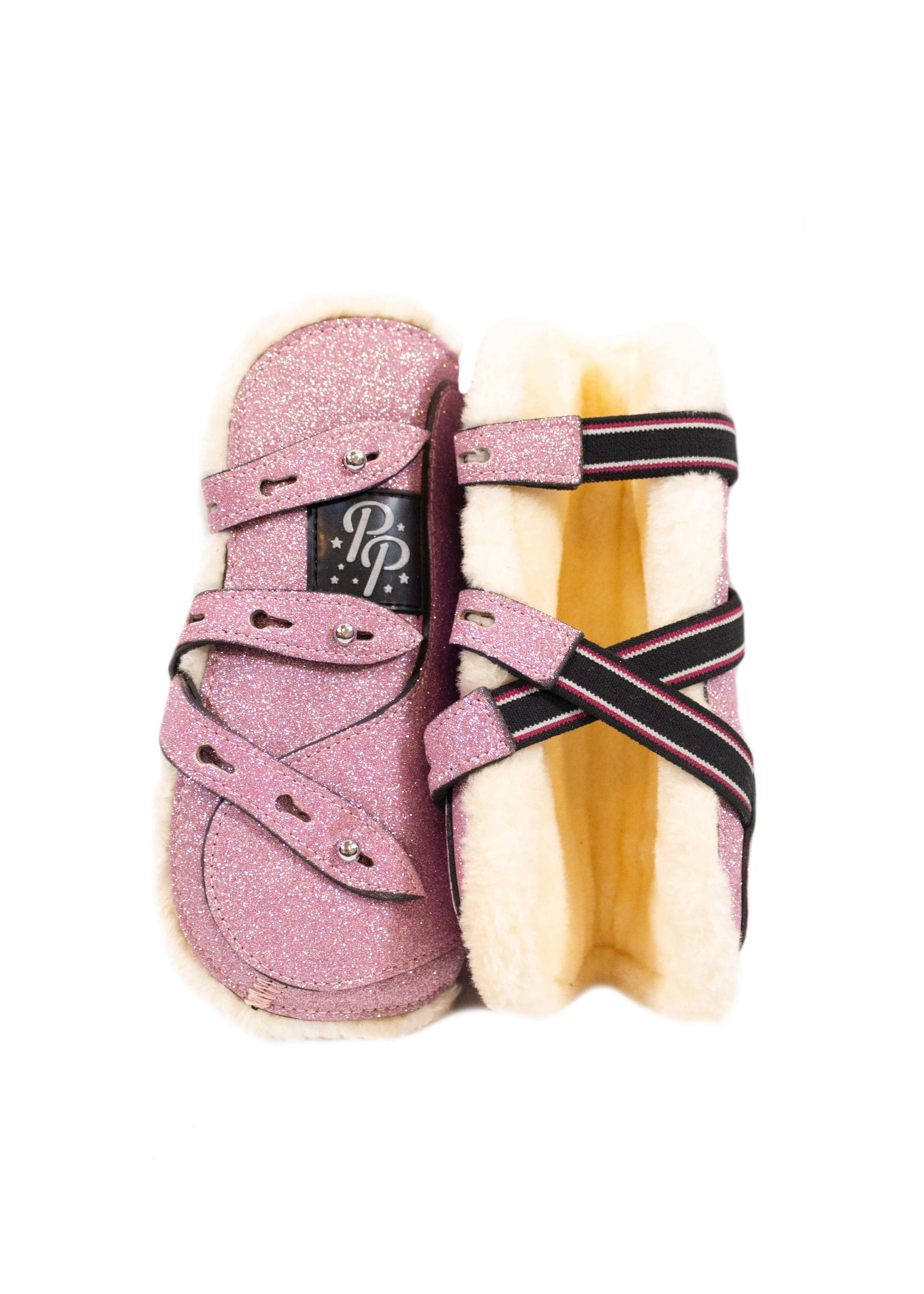 Holo/Glitter Open Front Boots - Fronts Only