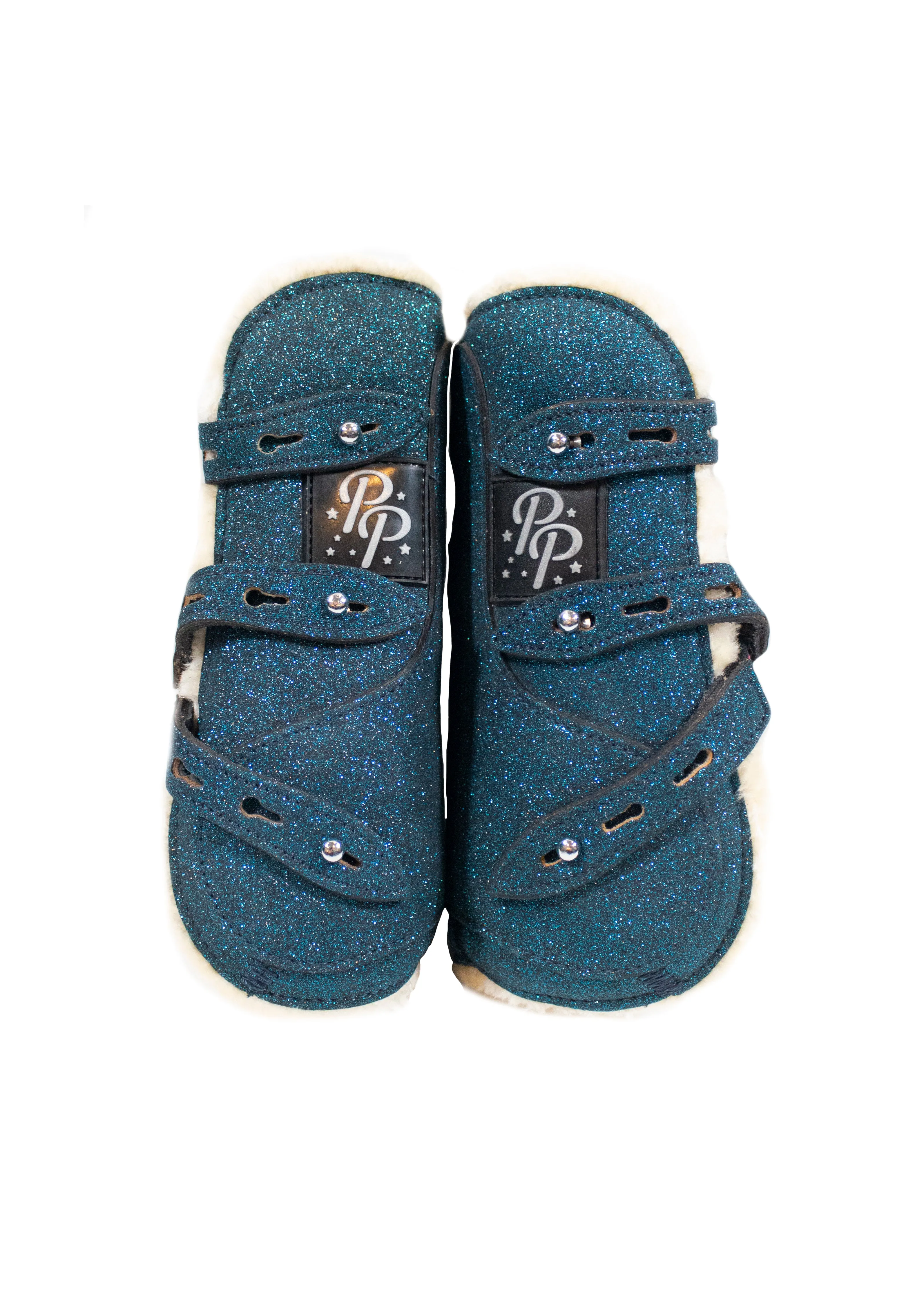 Holo/Glitter Open Front Boots - Fronts Only