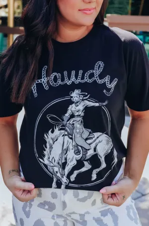 Howdy Rope Boyfriend Graphic Tee