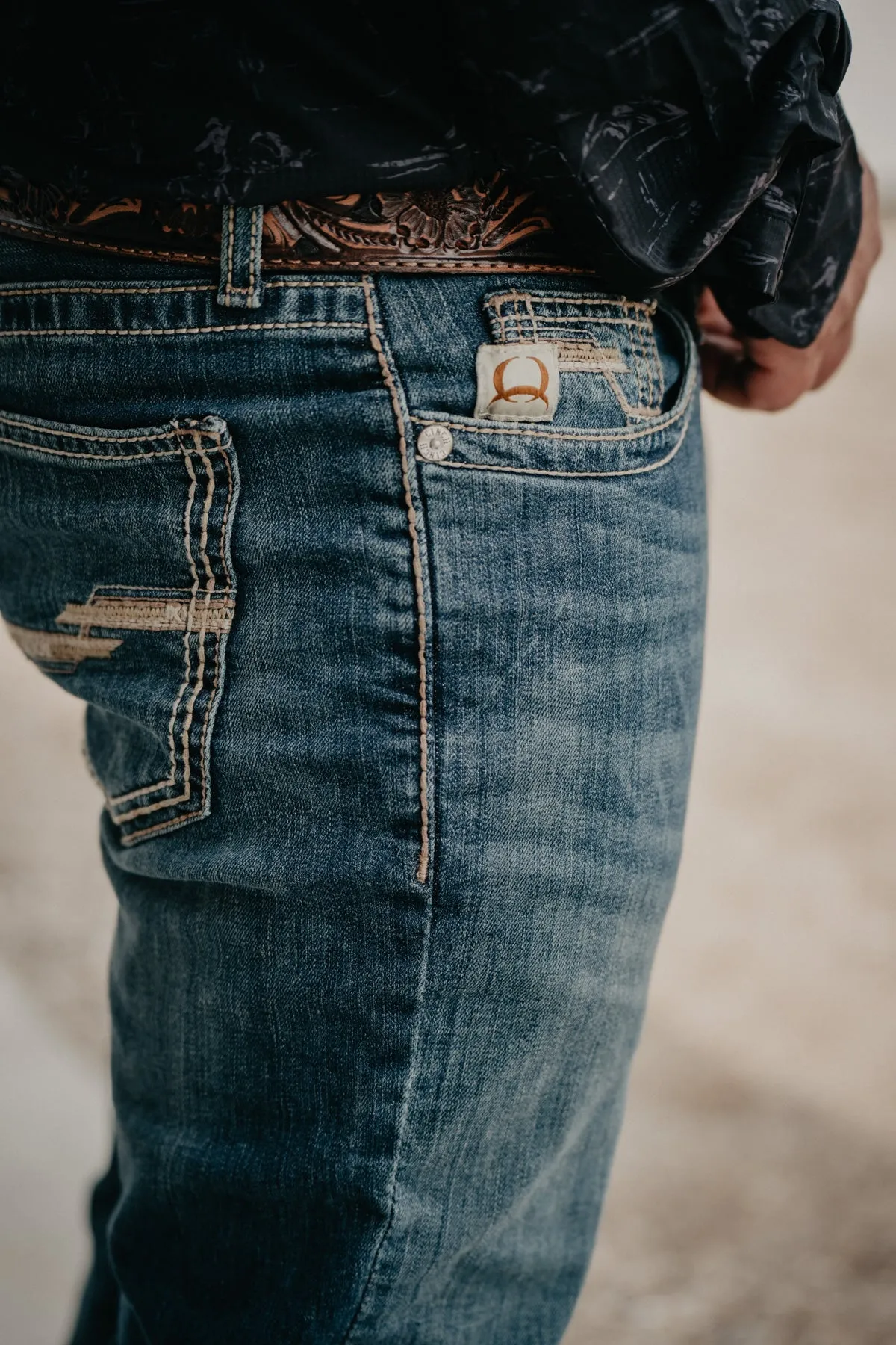 Ian Men's CINCH Slim Bootcut Jean (Stonewash)