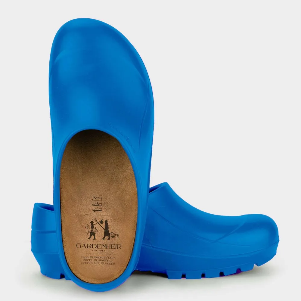 Italian Garden Clogs in Bluebird