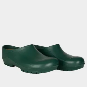 Italian Garden Clogs in British Green