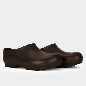 Italian Garden Clogs in Brown