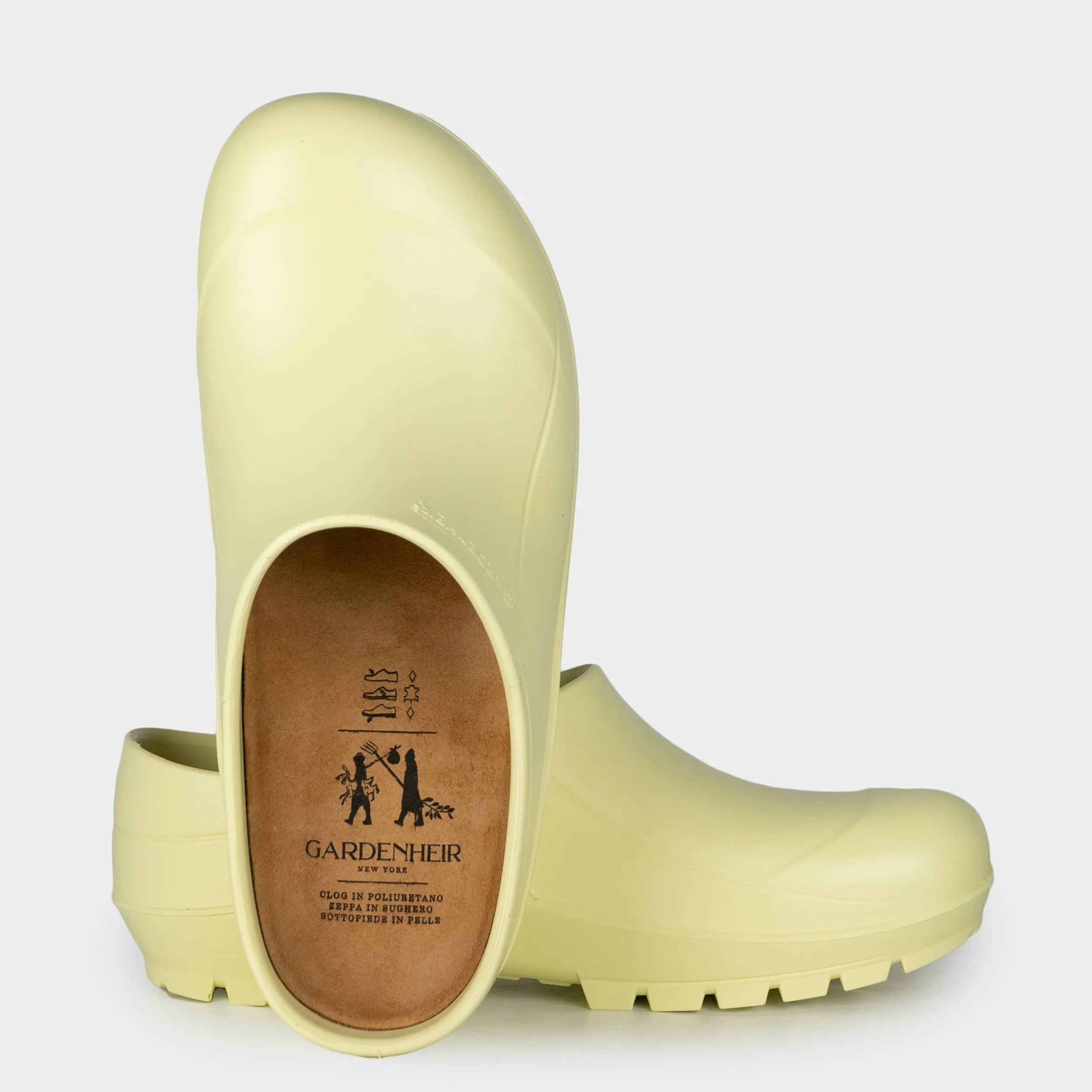 Italian Garden Clogs in Butter