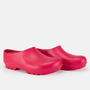 Italian Garden Clogs in Flamingo