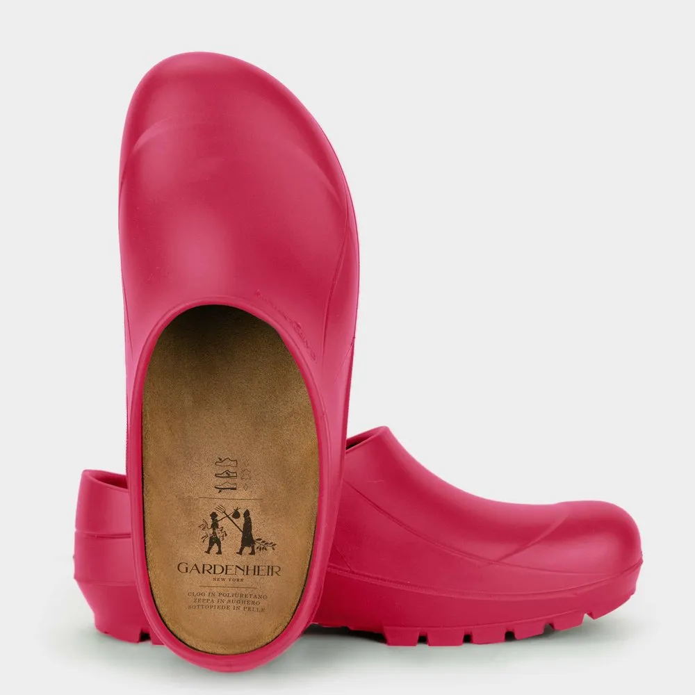 Italian Garden Clogs in Flamingo