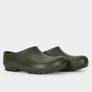 Italian Garden Clogs in Olive Green
