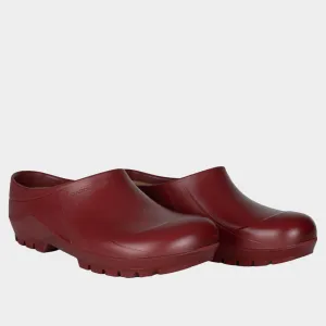 Italian Garden Clogs in Oxblood