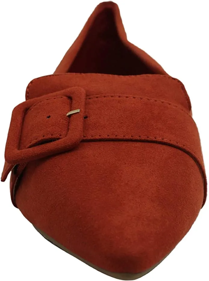 Journee Collection Womens Audrey Loafer Rust, 11 Womens US