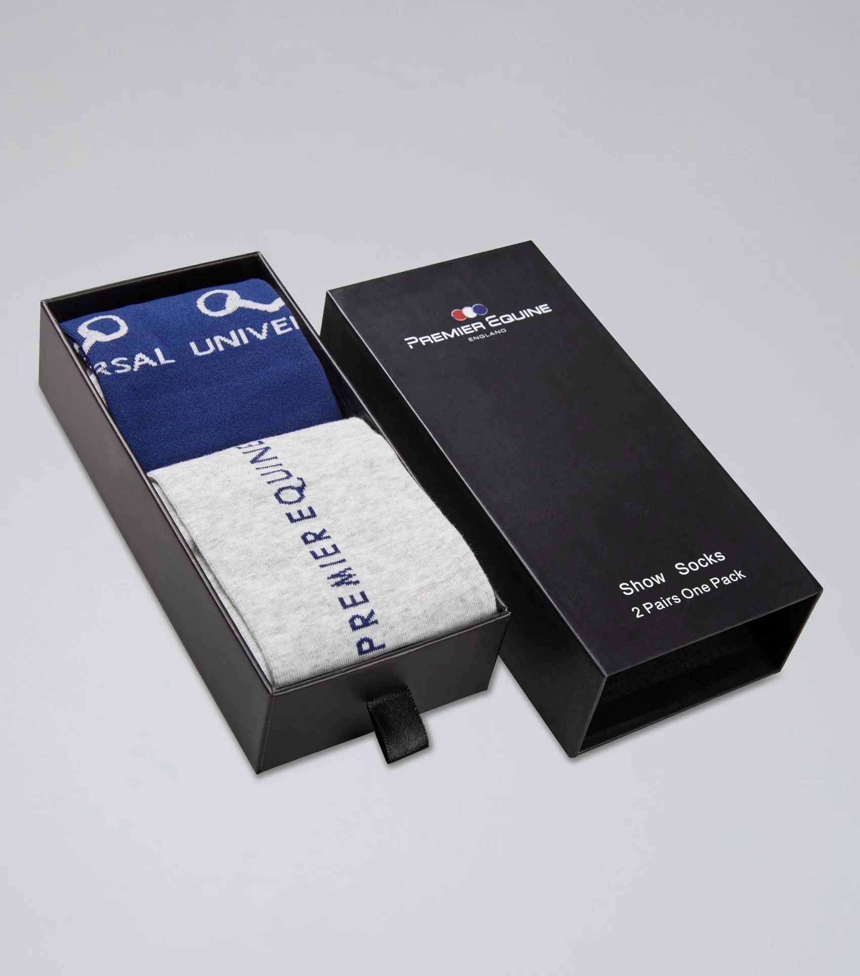 Junior Thin Stretch Riding Socks (2 Pairs) Navy