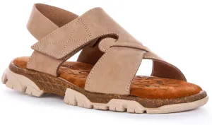 Justinreess England Maeve Sandal In Beige | Secret Sale