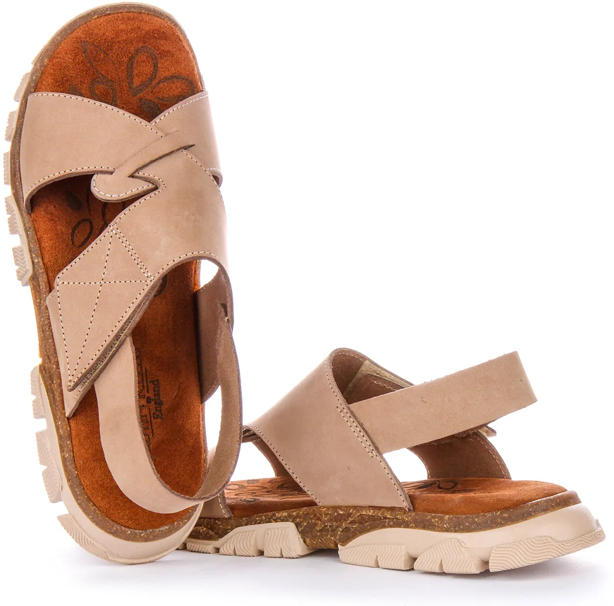Justinreess England Maeve Sandal In Beige | Secret Sale