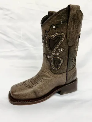 Kid's Wildflowers Amour Western WST Boot