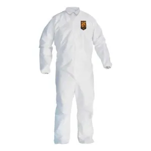 Kimberly-Clark Professional KLEENGUARD A30 Breathable Splash & Particle Protection Coveralls, 4XL, Hood/Boot, 46127