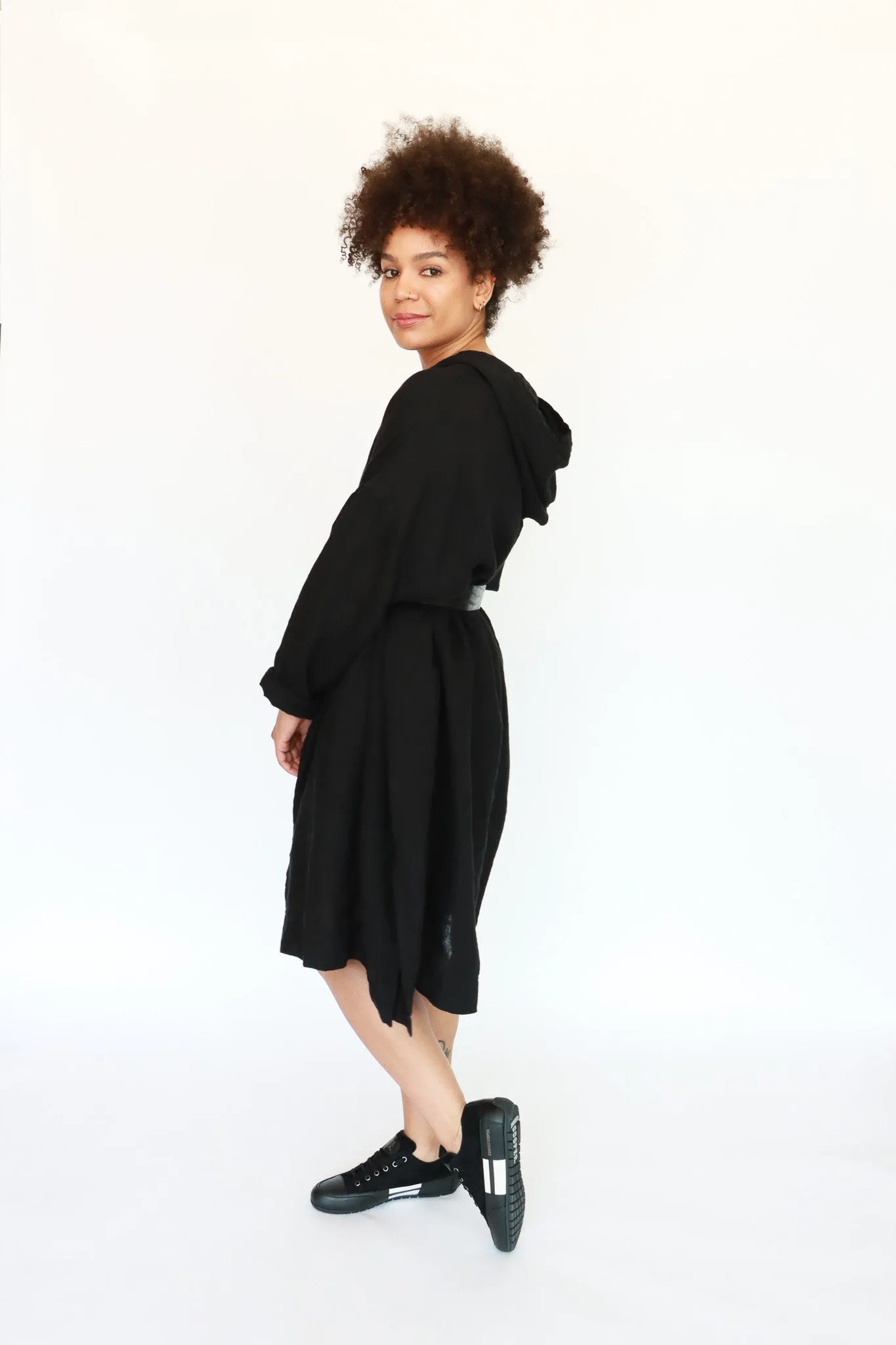 Krista Larson Long Linen Bode Sweatshirt