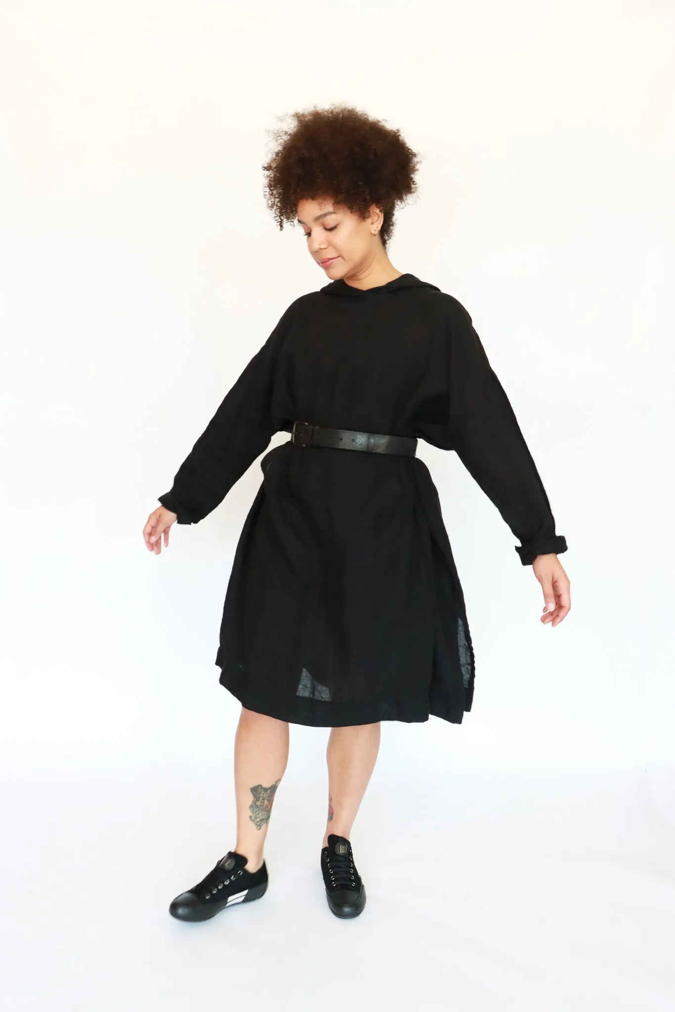 Krista Larson Long Linen Bode Sweatshirt