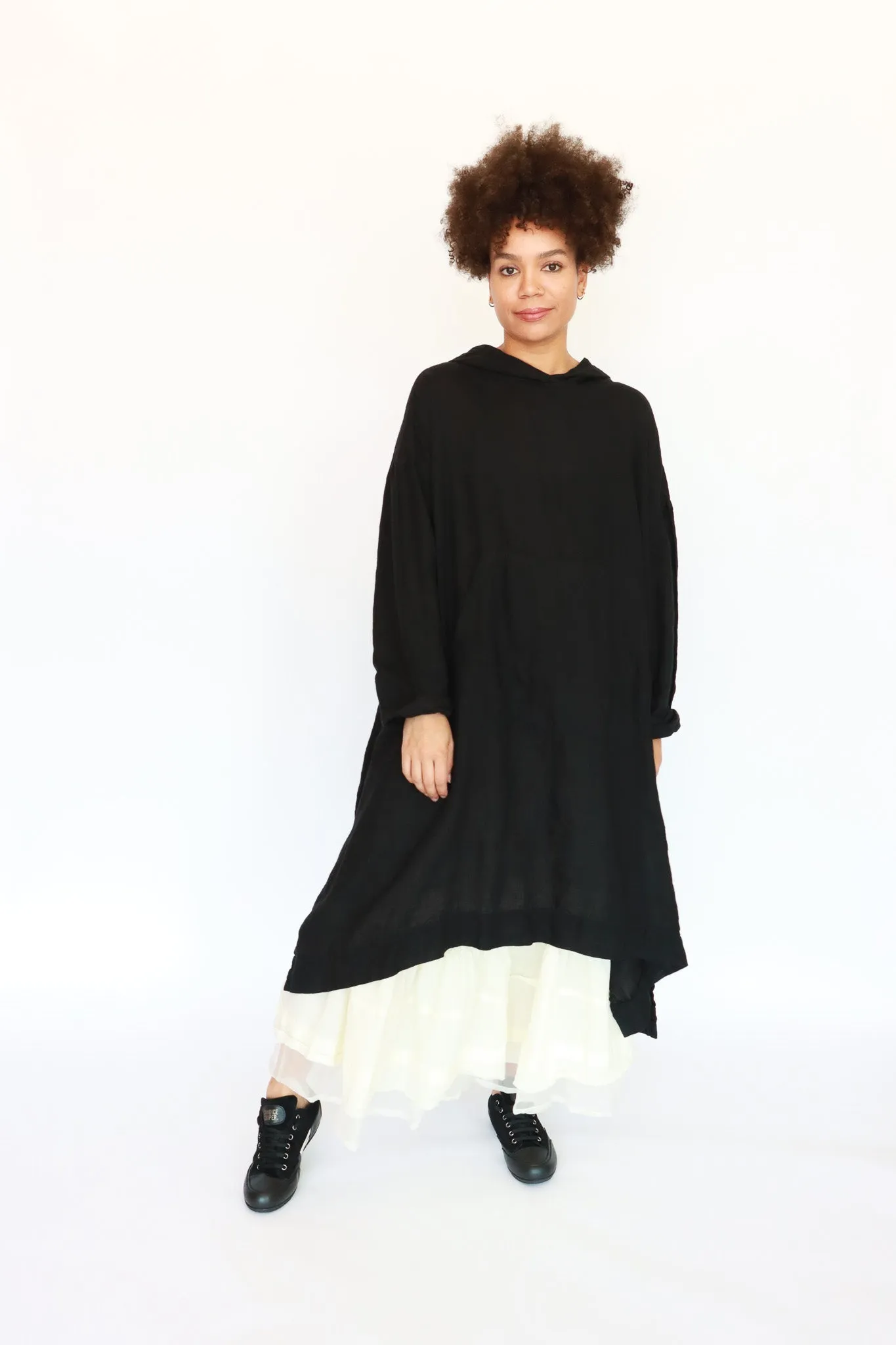 Krista Larson Long Linen Bode Sweatshirt