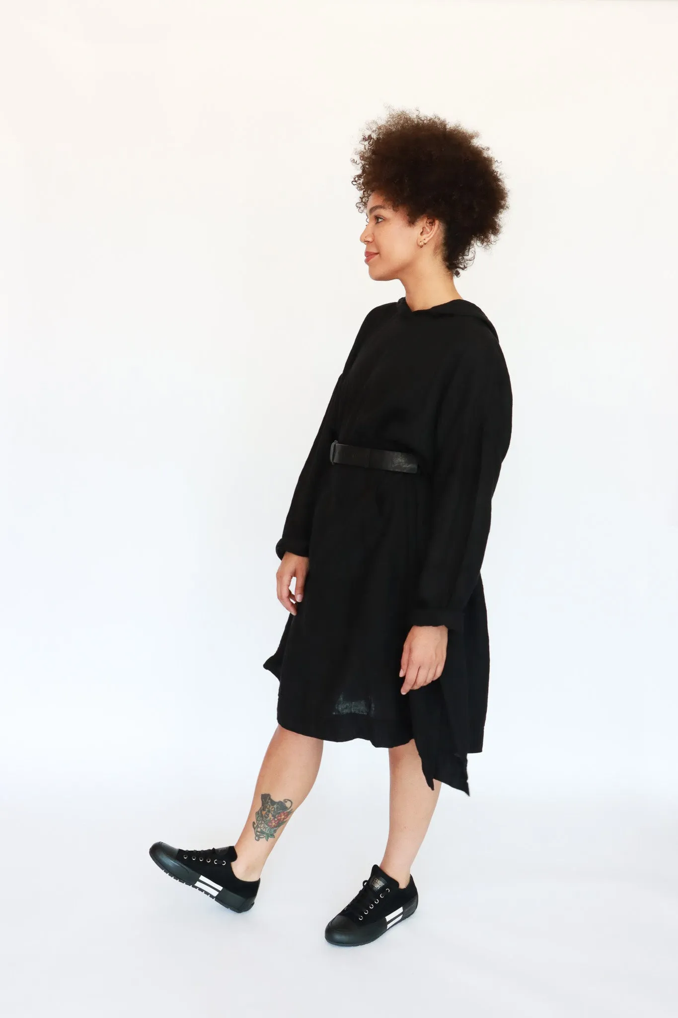 Krista Larson Long Linen Bode Sweatshirt
