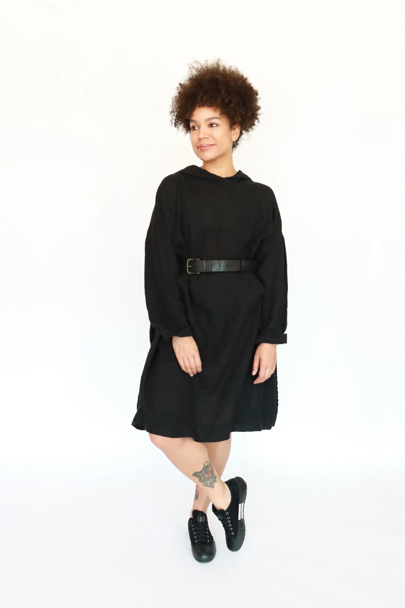 Krista Larson Long Linen Bode Sweatshirt