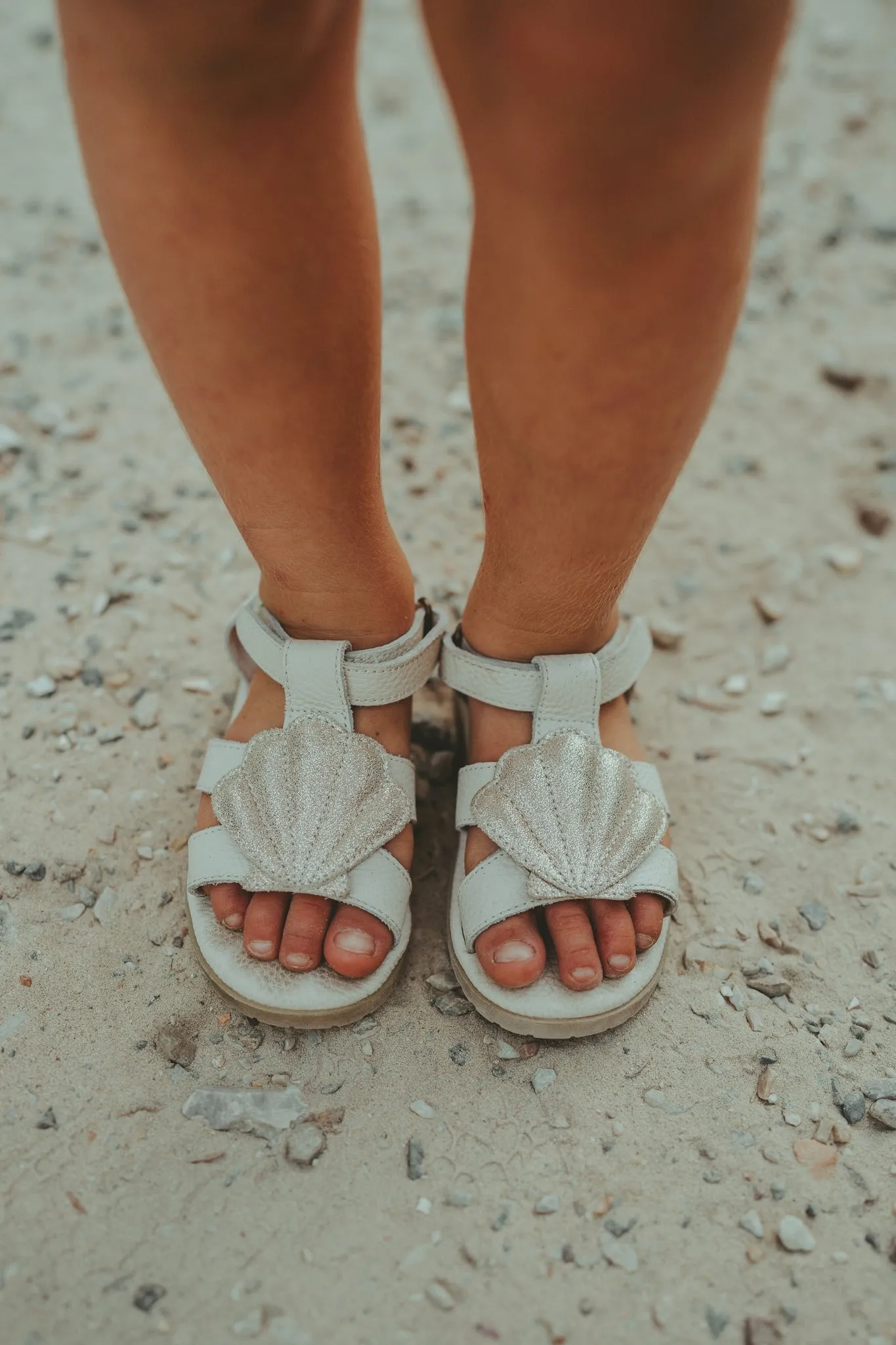 Lee Sea | Scallop | Off White Leather