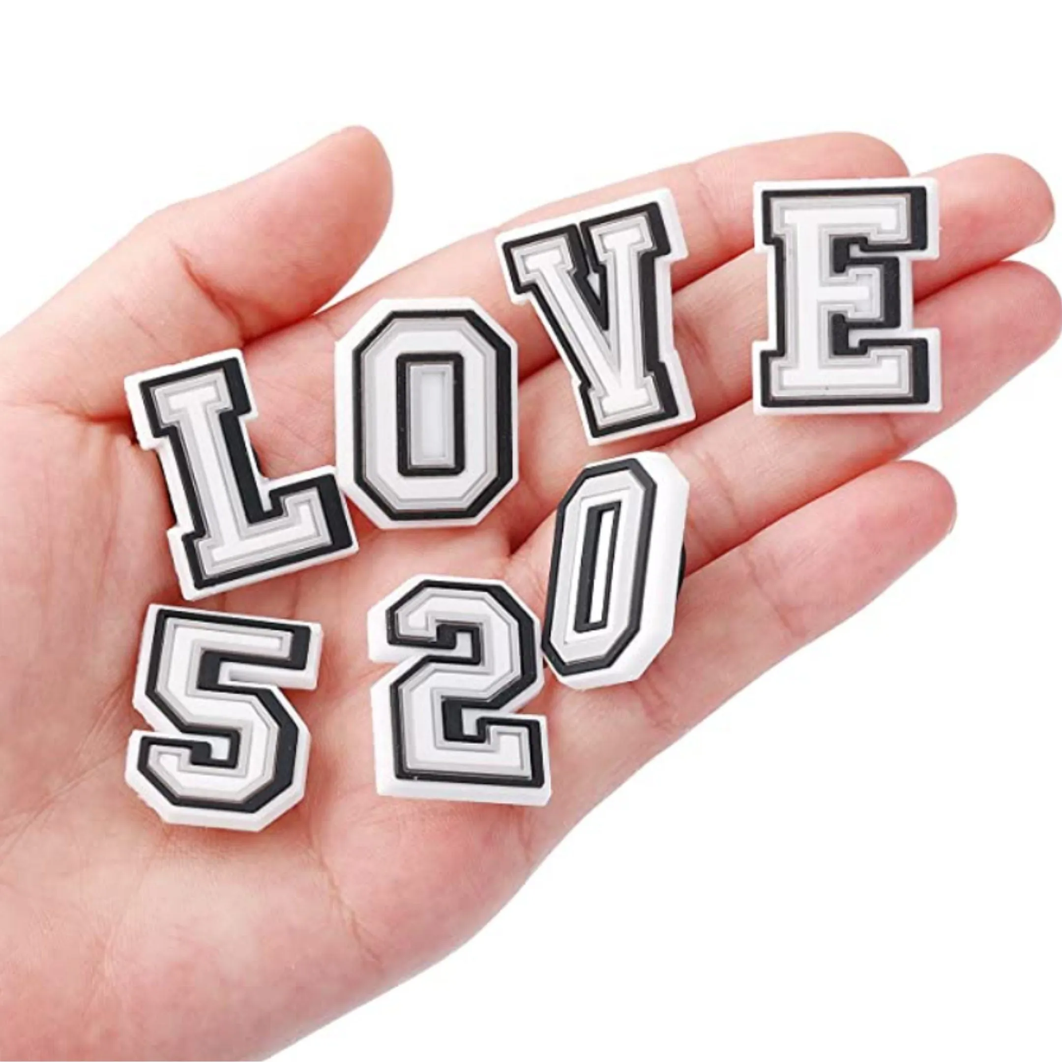Letter Shoe Charms