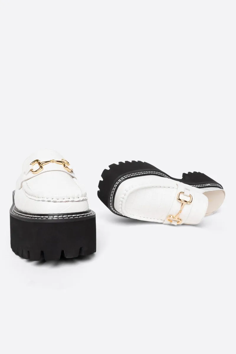 LOON PLATFORM LUG LOAFER