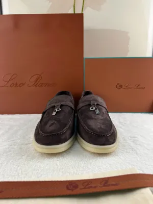 Loro Piana Summer Magic Walking Shoes - Chocolate