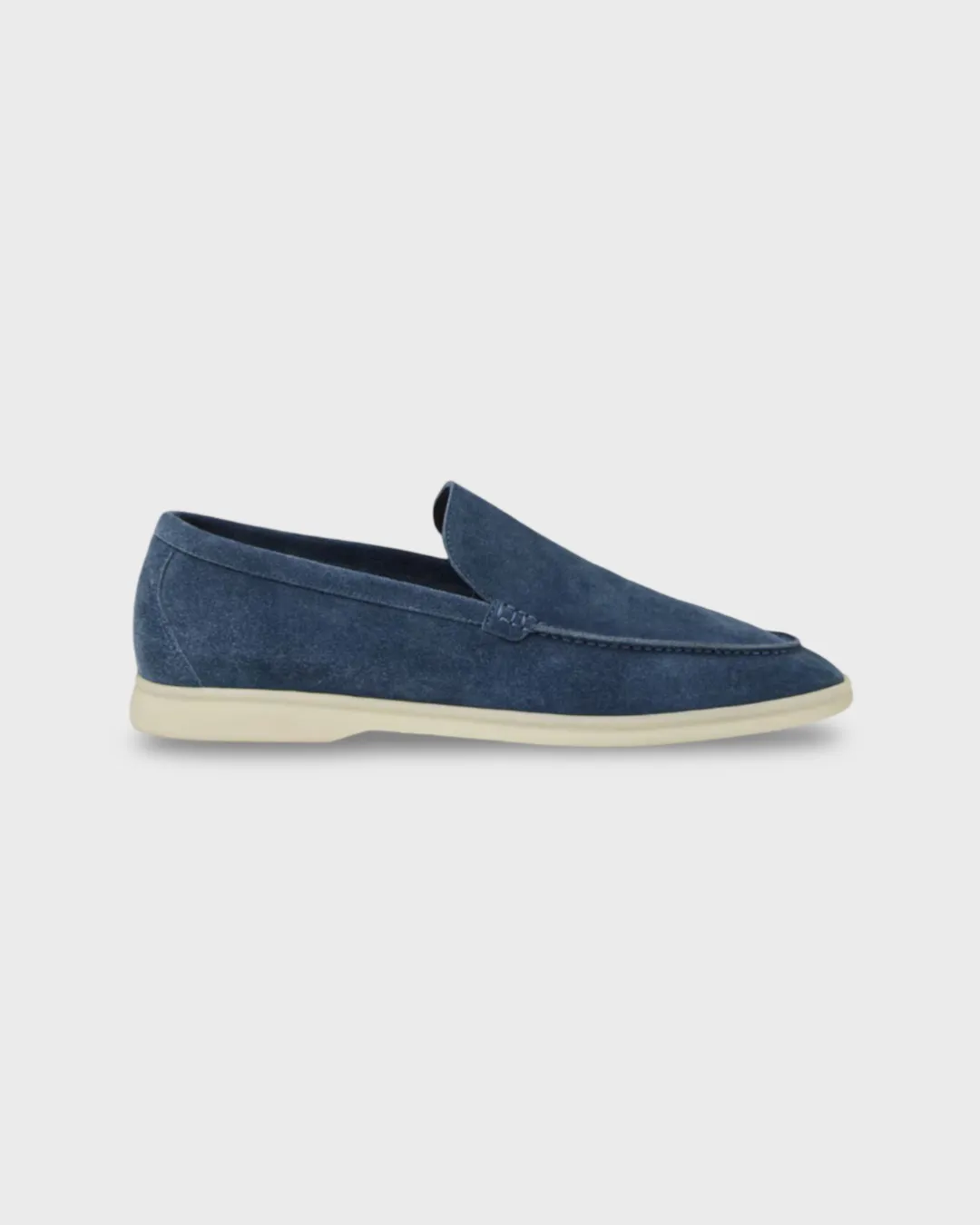 Loro Piana Summer Walk Loafers  Suede Black Figs