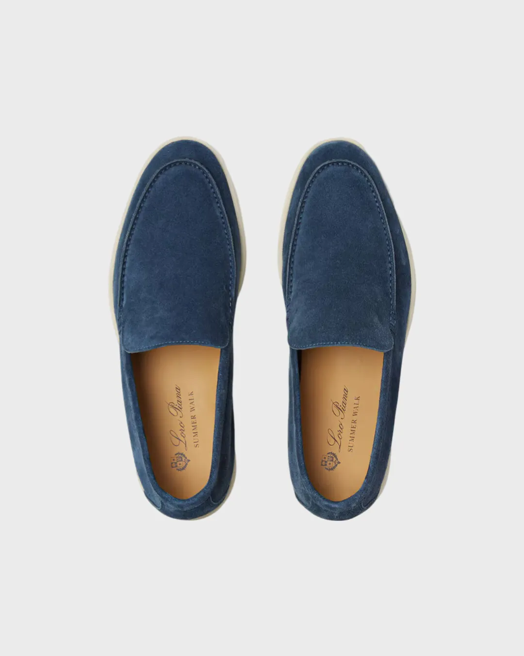 Loro Piana Summer Walk Loafers  Suede Black Figs