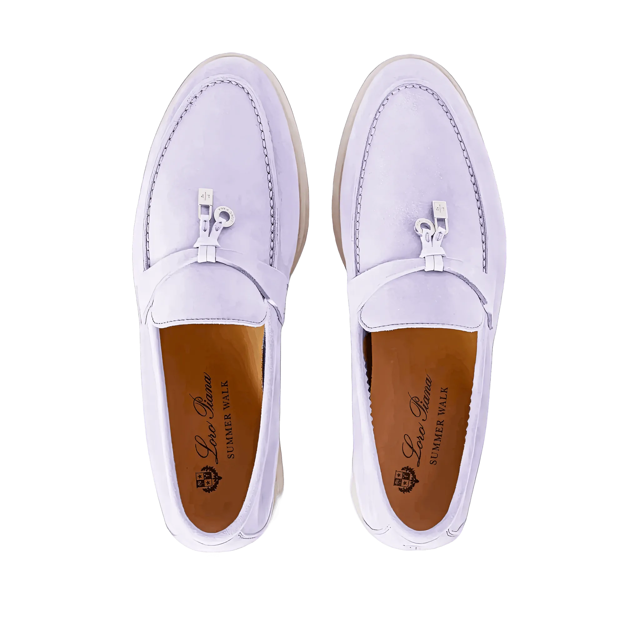 Loro Piana Women's Summer Charms Walk Loafers (Suede)