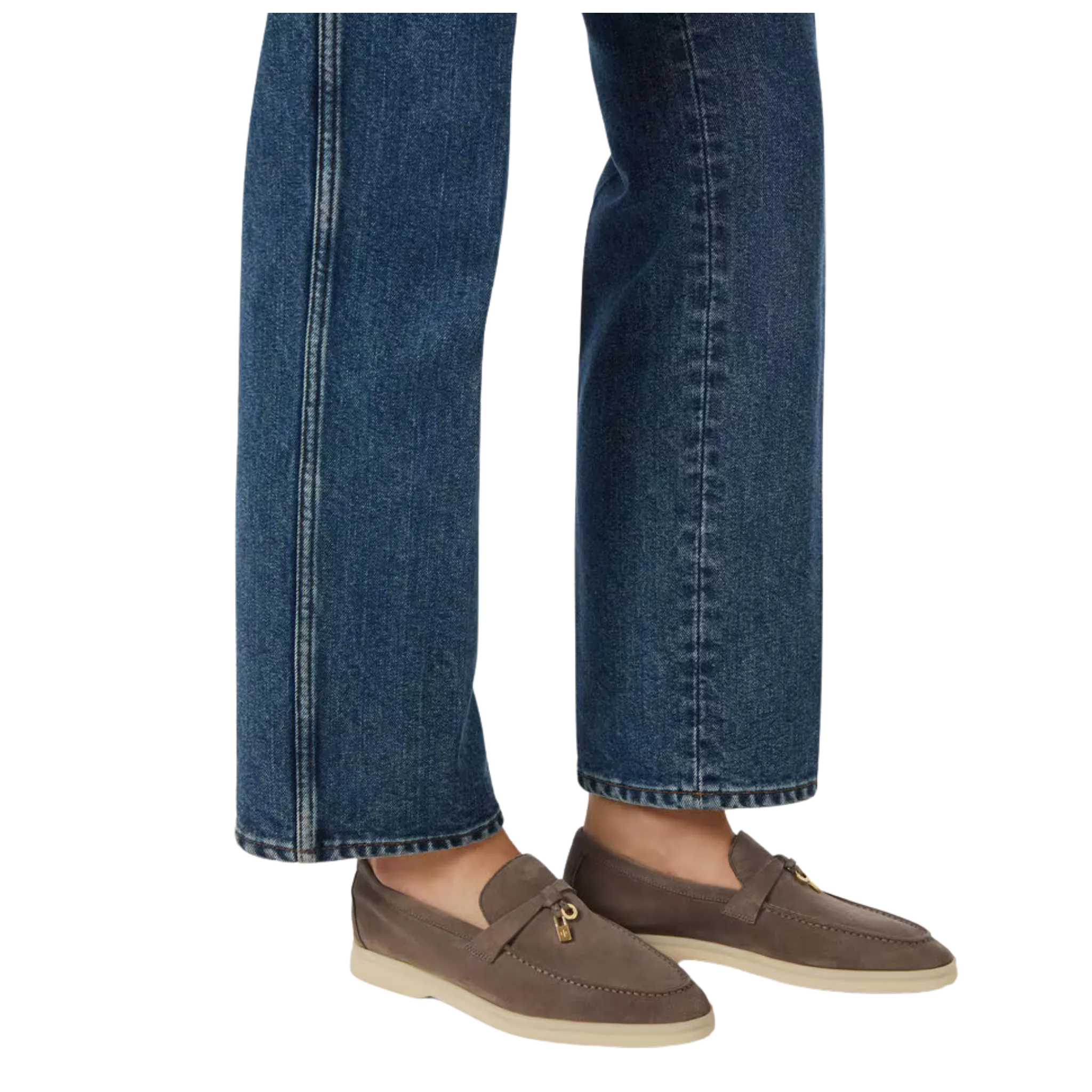 Loro Piana Women's Summer Charms Walk Loafers (Suede)