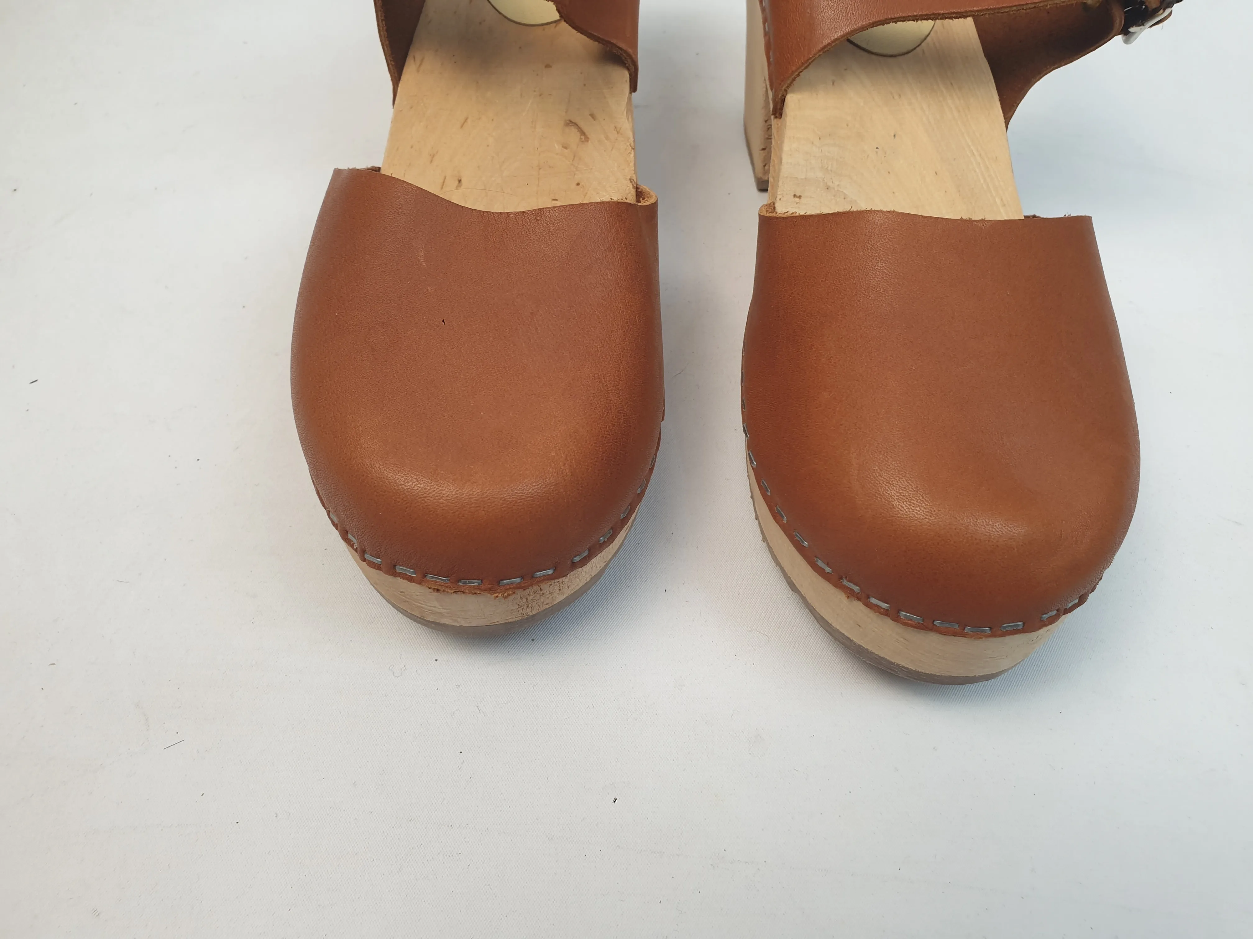 Lotta from Stockholm "Highwood" brown clogs size 41