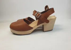 Lotta from Stockholm "Highwood" brown clogs size 41
