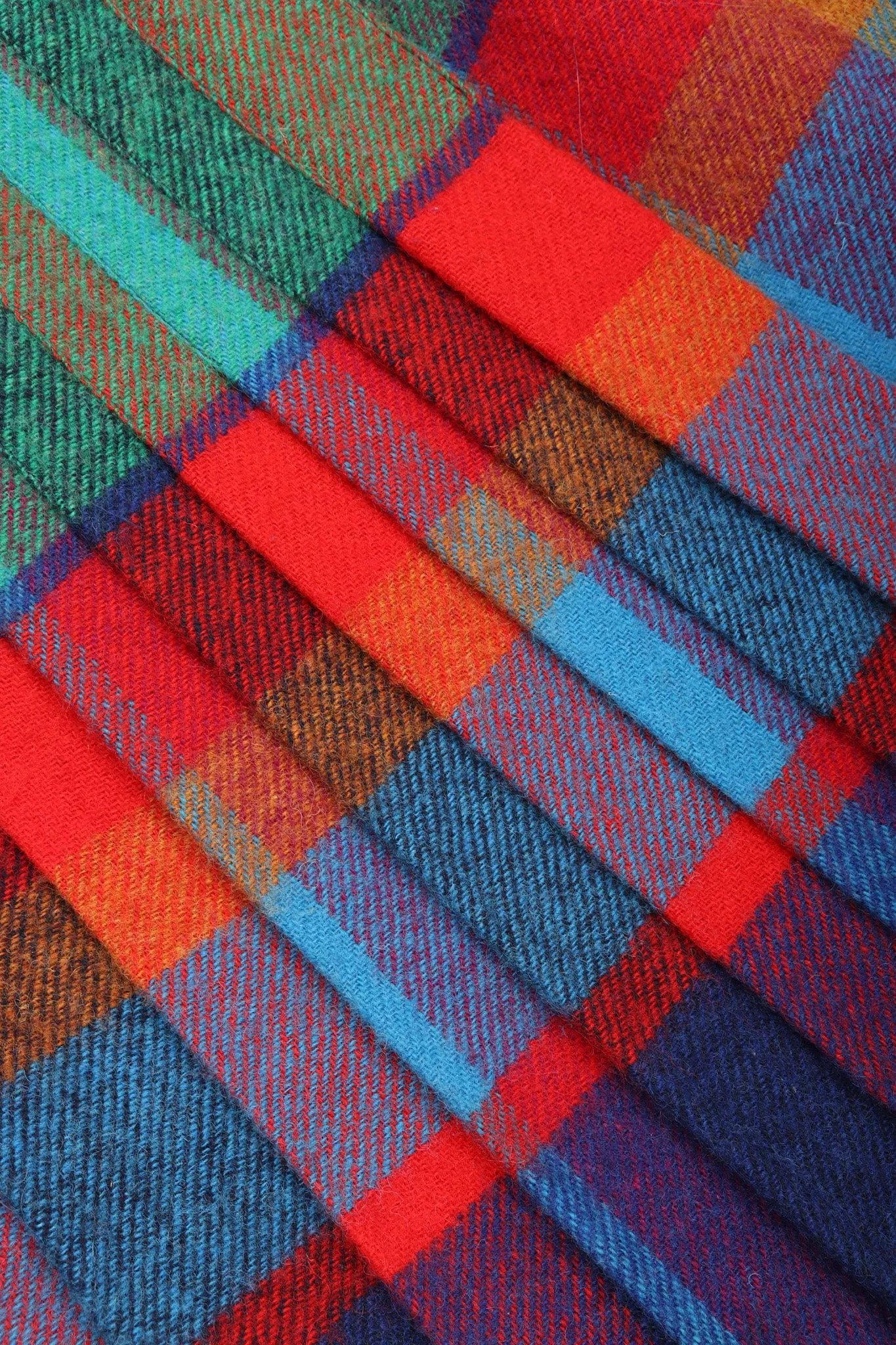 Madras Plaid Jacket & Skirt Set