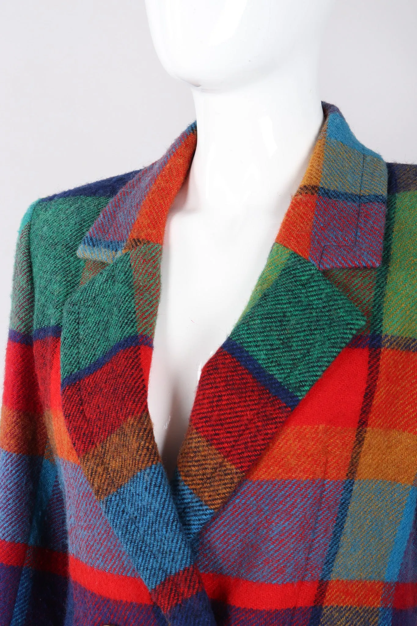 Madras Plaid Jacket & Skirt Set
