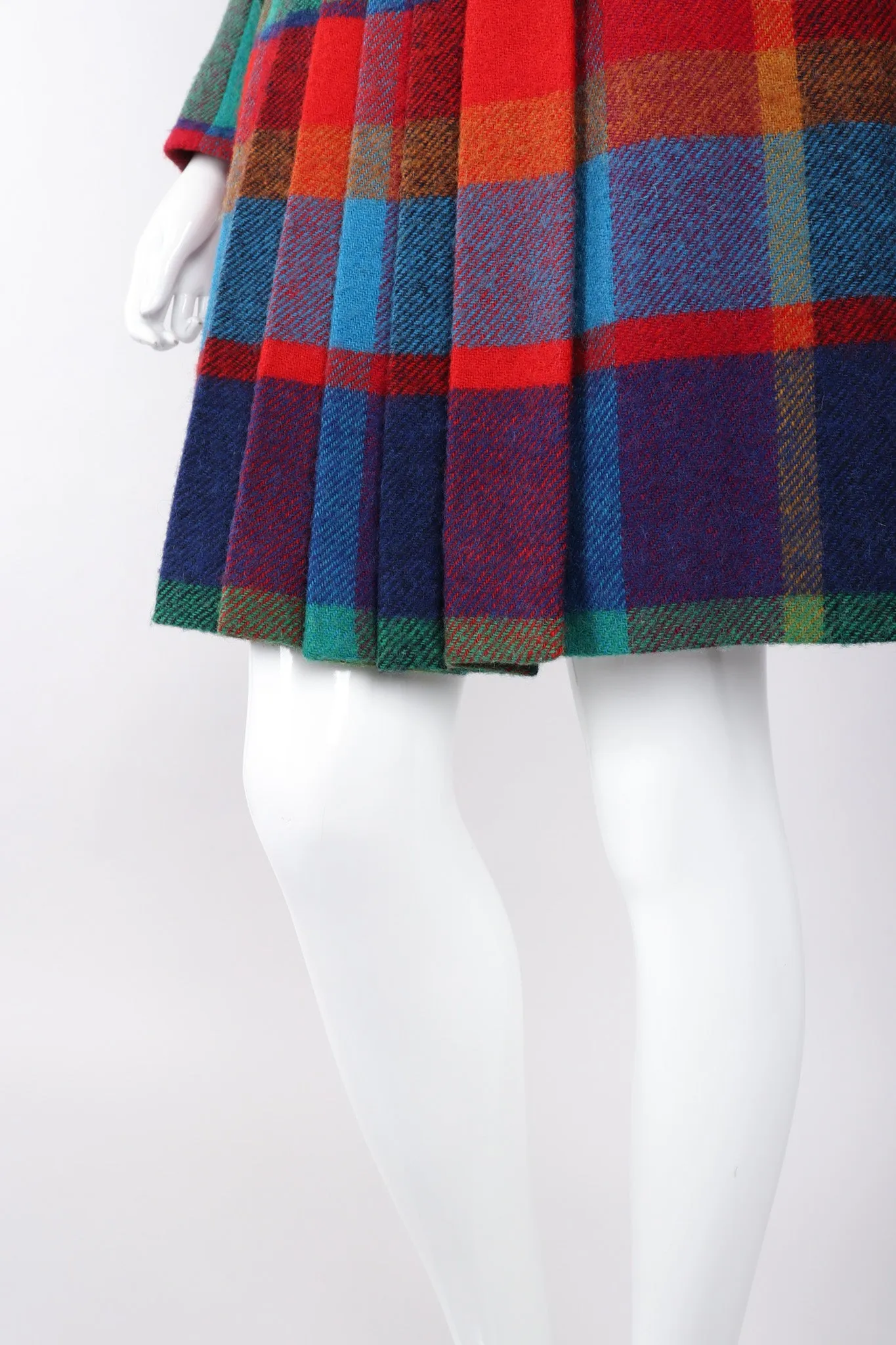 Madras Plaid Jacket & Skirt Set