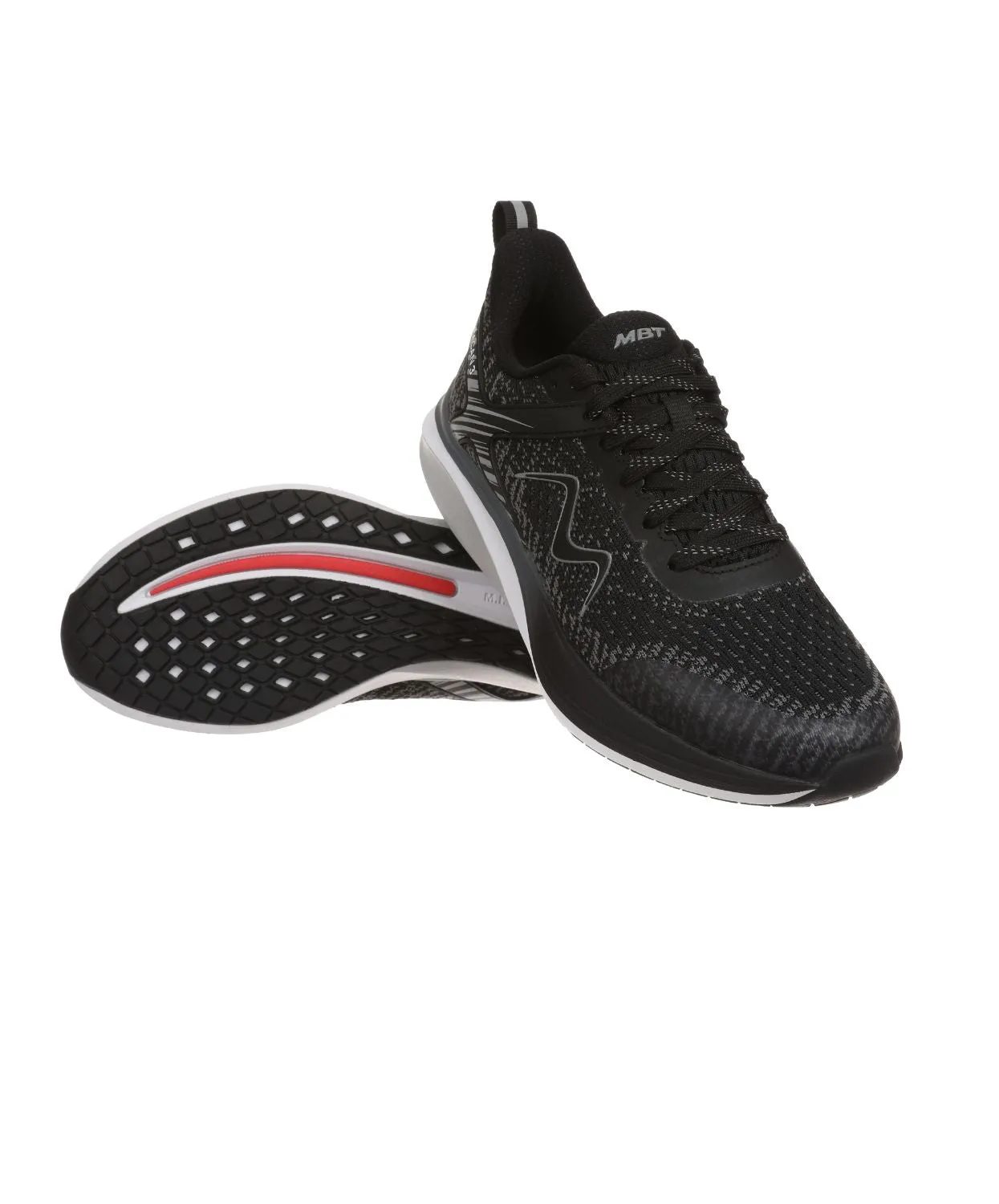 MBT Huracan 3 Lace Up Black Mens Sneakers