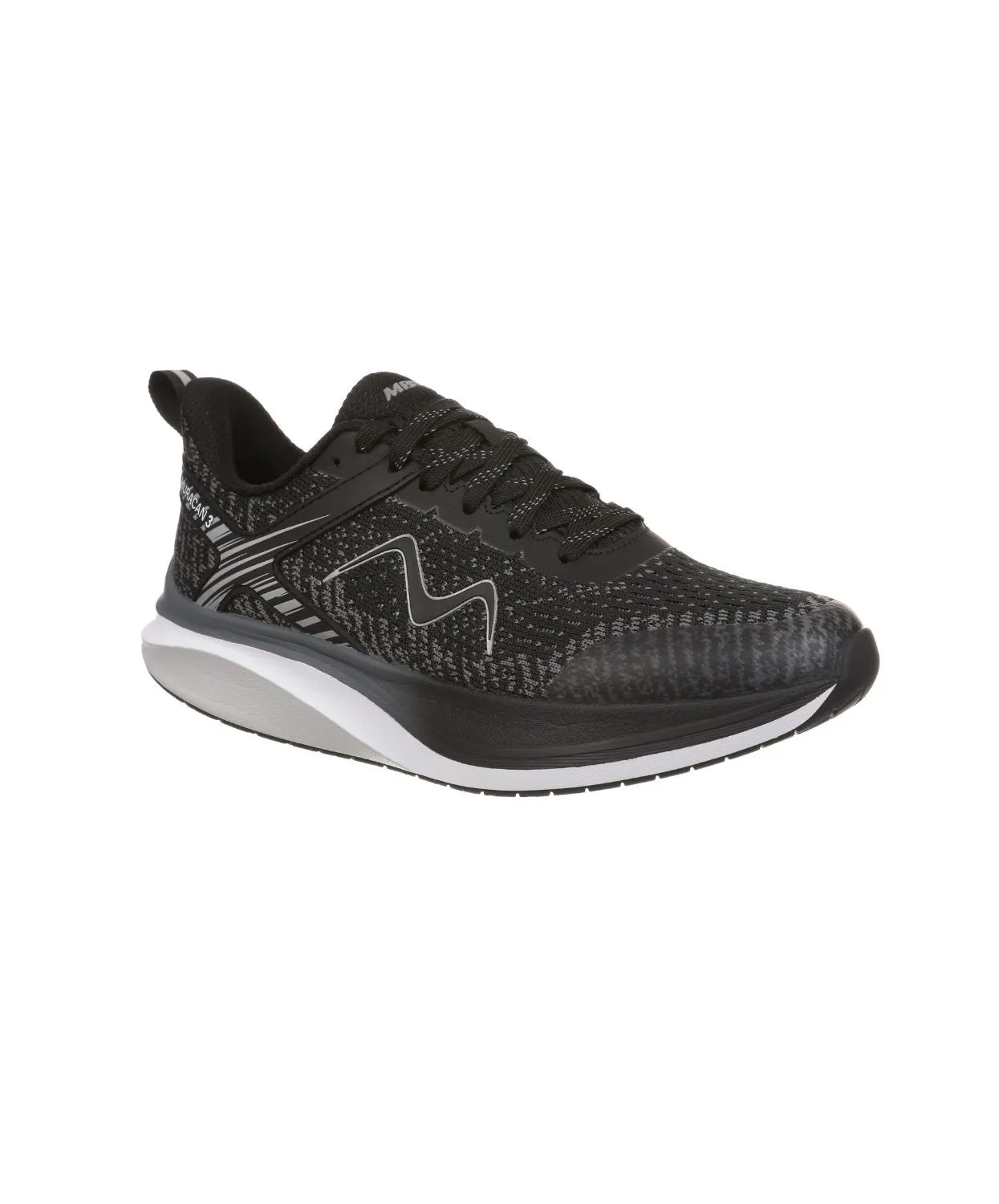MBT Huracan 3 Lace Up Black Mens Sneakers